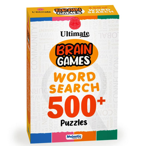 Ultimate Brain Game - Word Search 4 Book Set - Paperback