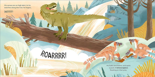 A Dinosaur’S Day: T. Rex Meets His Match - Paperback