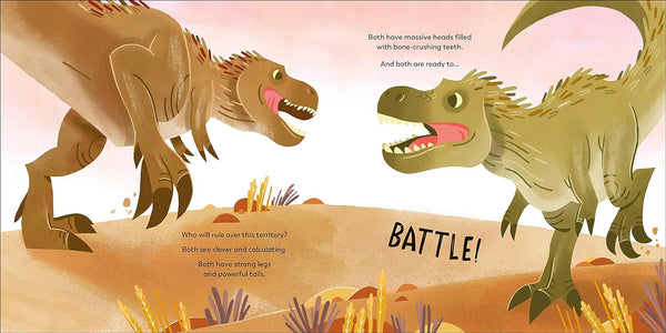 A Dinosaur’S Day: T. Rex Meets His Match - Paperback