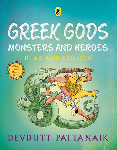 Greek Gods, Monsters and Heroes: Read and Colour - Paperback