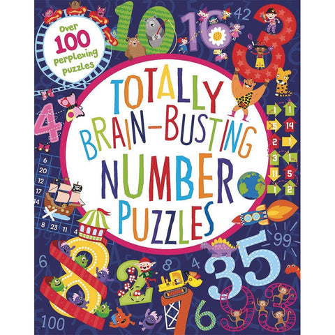 Totally Brain Busting Number Puzzles (Puzzle Book) = Paperback