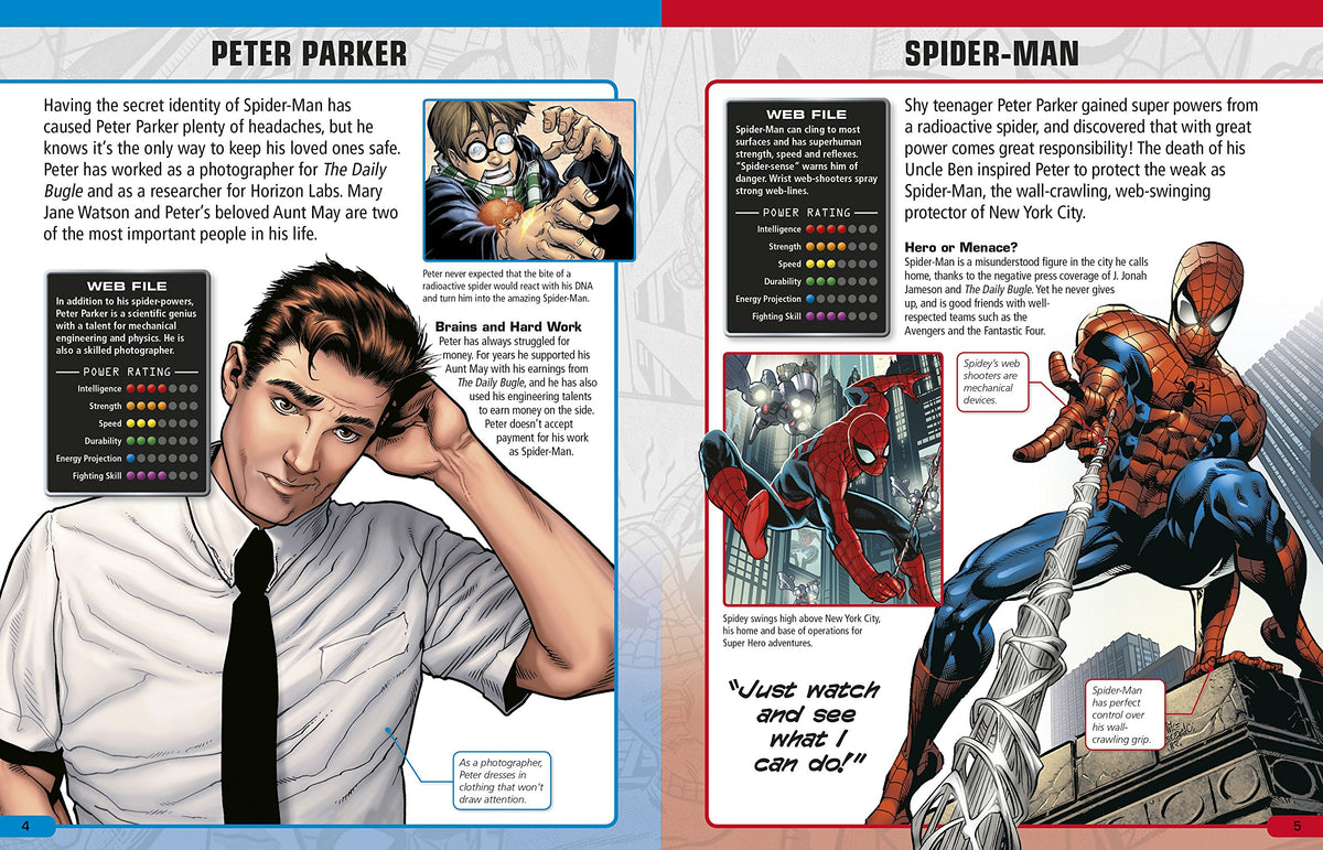 Spider-Man Character Encyclopaedia Hardback - Main Image