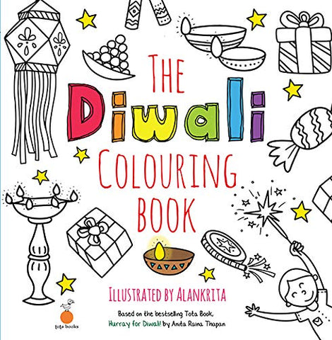 The Diwali Colouring Book - Paperback