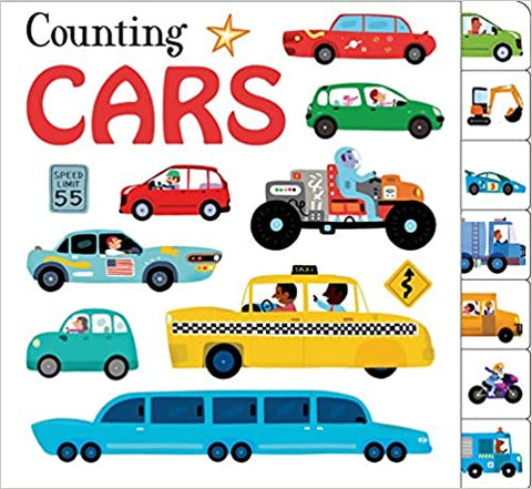 Priddy Books : Counting Cars Board book - Kool Skool The Bookstore