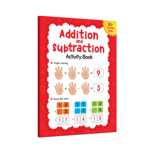 Addition and Subtraction Activity Book For Children - 80+ Activities Inside - Paperback