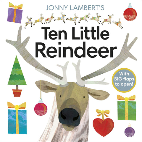 DK Jonny Lambert's Ten Little Reindeer - Boardbook