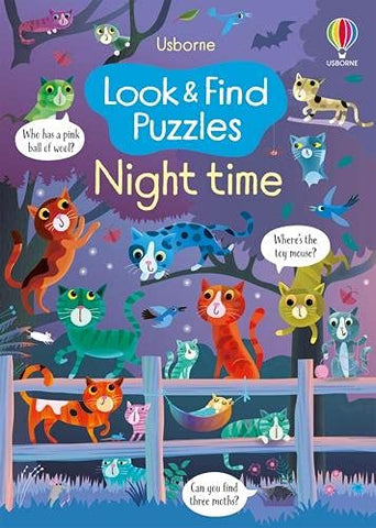 Look and Find Puzzles Night time - Paperback