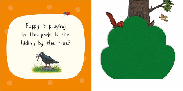 Who`S Hiding In The Park?: A Felt Flaps Book (Campbell Axel Scheffler) - Board Book