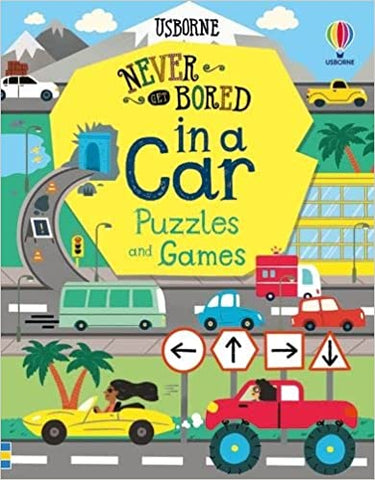 Never Get Bored In A Car Puzzles & Games - Paperback