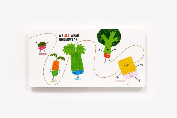 Vegetables In Underwear - Board book