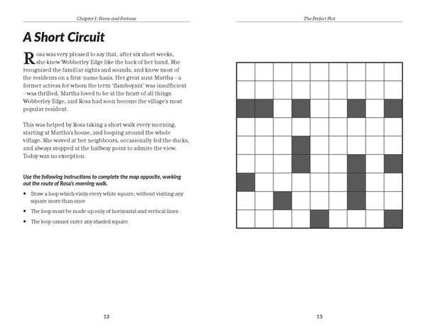 The Murder Mystery Club Puzzle Book : The Perfect Plot - Paperback