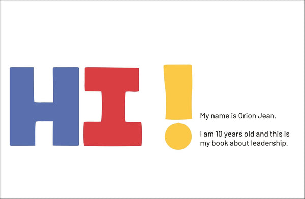 A Kids Book About Leadership - Hardback