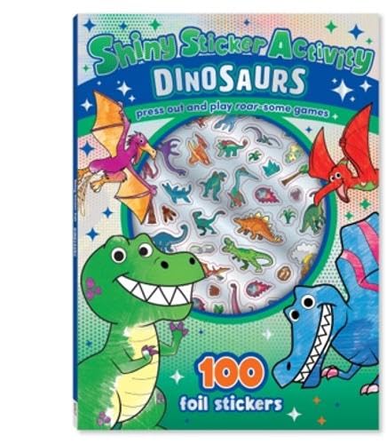 Shiny Sticker Activity Dinosaurs - Paperback