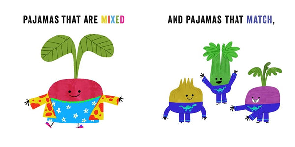 Vegetables in Pajamas - Board Book