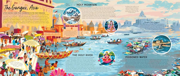 Rivers: An incredible journey from source to sea - Hardback