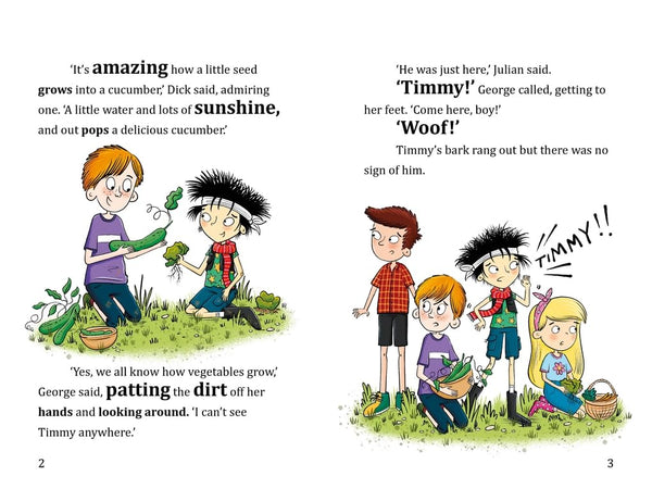 Famous Five Colour Short Stories : Trouble at the Farm - Paperback