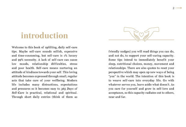 365 Days of Self-Care : Daily Guidance for Greater Well-Being - Hardback