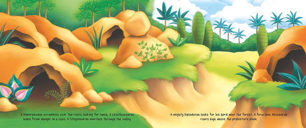 Magnetic Dinosaur Island - Hardback