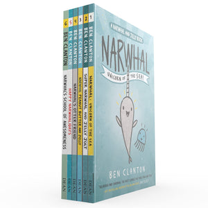 Narwhal And Jelly Shrink wrap - 6 books set