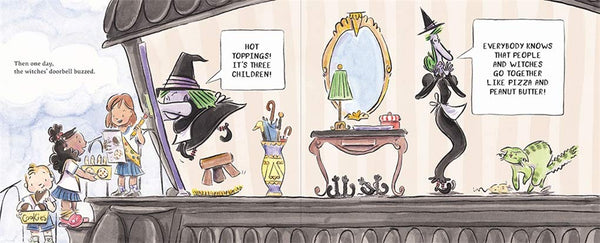 The Wompananny Witches Make One Mean Pizza - Hardback
