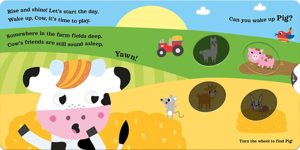 Good Morning Cow (Magic Wheel Book) - Board Book