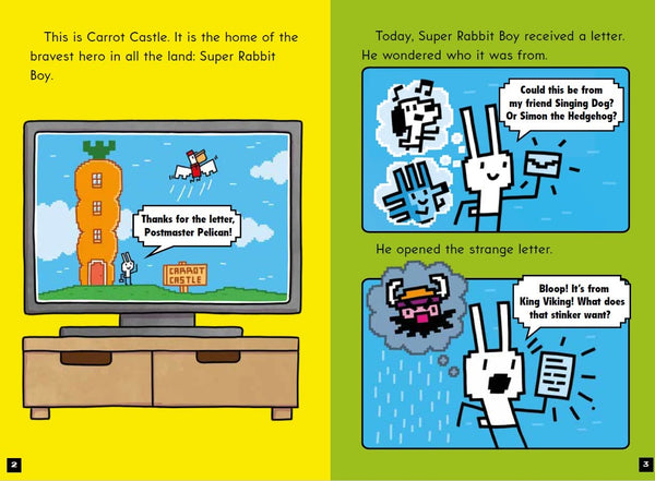 Press Start! #2 Press Start! Super Rabbit Boy Powers Up! - Paperback