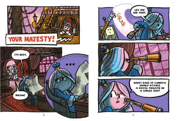 The First Cat in Space and the Baby Pirate's Revenge - Hardback