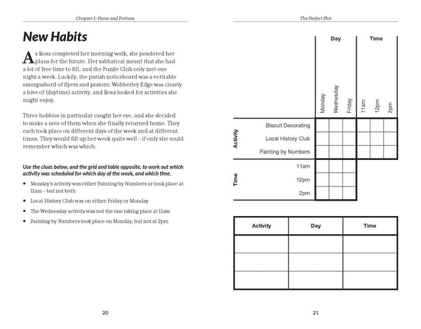 The Murder Mystery Club Puzzle Book : The Perfect Plot - Paperback