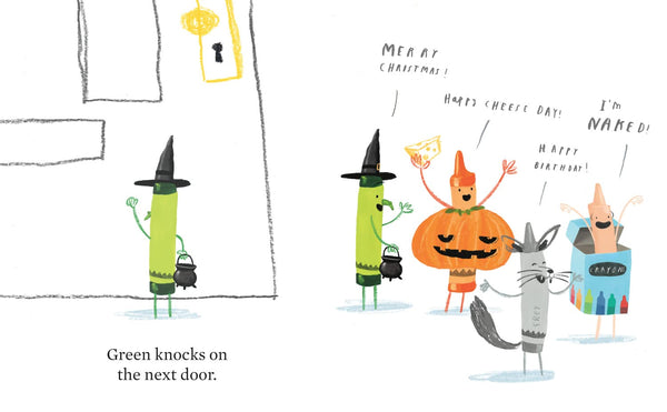 The Crayons Trick Or Treat - Hardback