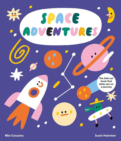 Space Adventures: The fold-out book that takes you on a journey - Hardback