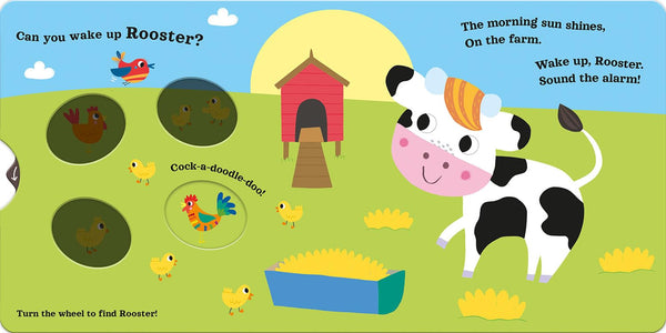 Good Morning Cow (Magic Wheel Book) - Board Book