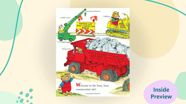 Busy Construction Site - Board Book
