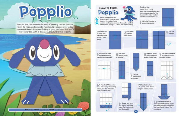 Fold Your Own Alola Region Pokemon - Paperback