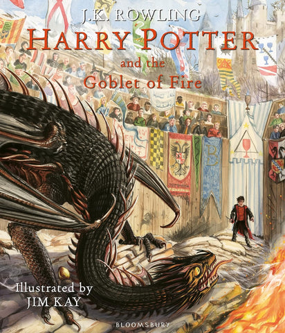 Harry Potter And The Goblet Of Fire : Illustrated Edition - Hardback