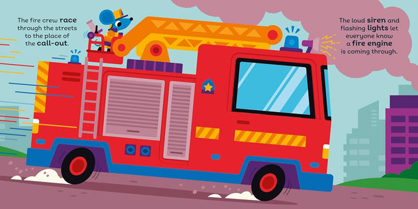 Red Cat the Firefighter : With chunky lift-the-flaps - Board book