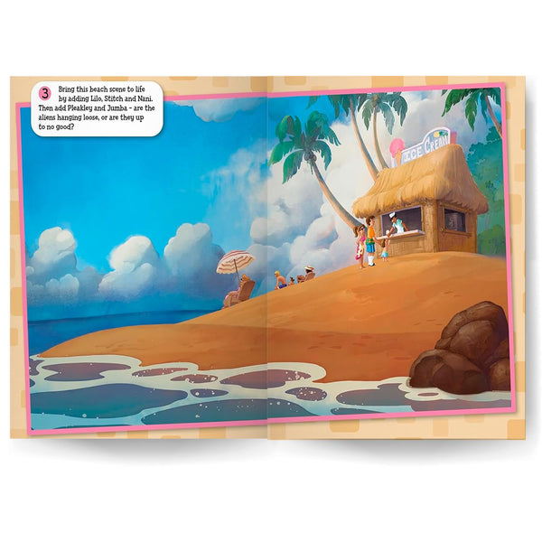 Disney Classics : Sticker Scenes Book | Stickers and Activities Book for 6 to 8 Year Old - Paperback