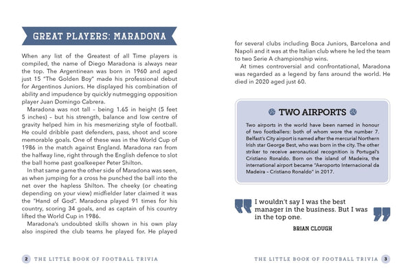 The Little Book of Football Trivia - Paperback