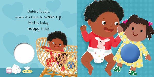 Babies Laugh All Day Long : With Soft Squeaker To Press - Board book