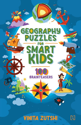 Geography Puzzles For Smart Kids - Paperback