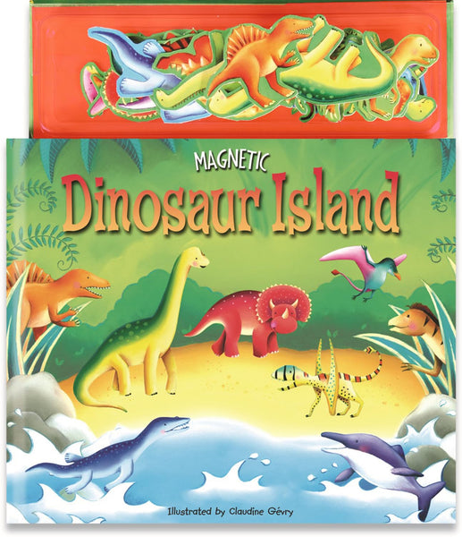 Magnetic Dinosaur Island - Hardback