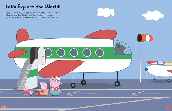 Peppa Pig: Peppa's Travels (Sticker Book) - Paperback