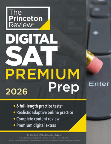 Princeton Review Digital SAT Premium Prep, 2026 - Paperback