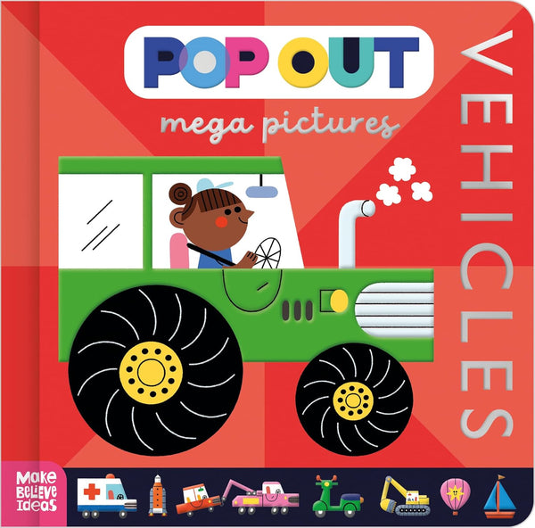 Pop Out Mega Pictures Pop Out Mega Pictures Vehicles - Board Book