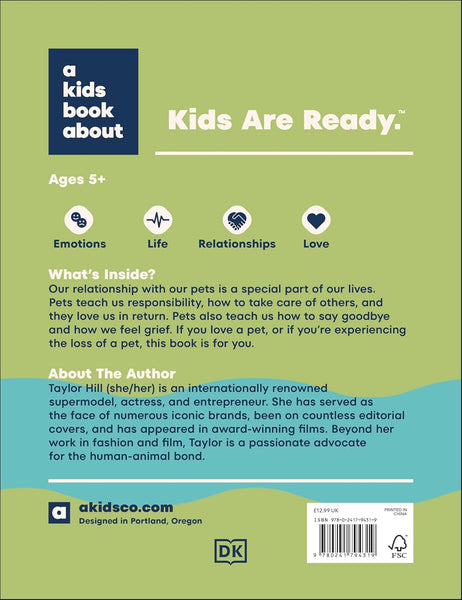 A Kids Book About Pets & Love - Hardback