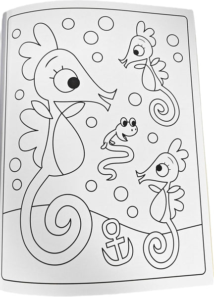 Never Touch A Shark! Colouring Book - Paperback