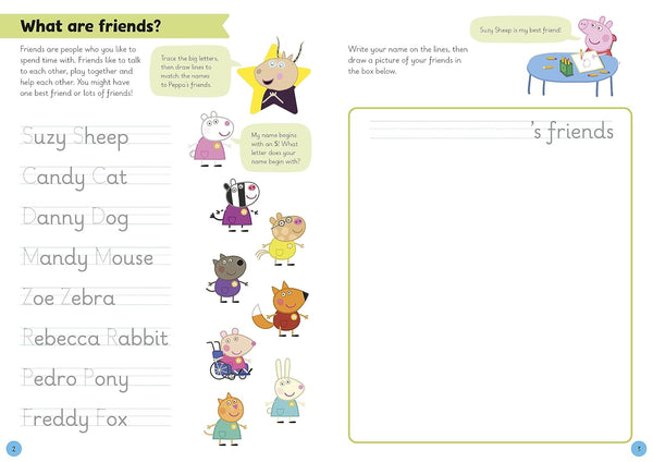 Learn with Peppa : Making Friends - Paperback