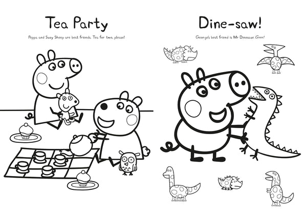 Peppa Pig : Peppa’s Super Bumper Colouring Book - Paperback