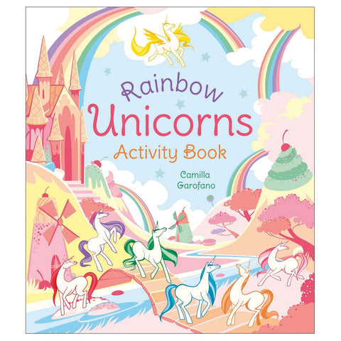 Rainbow Unicorns Activity Book - Paperback