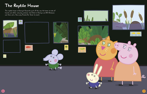 Peppa Pig: Day At The Zoo Sticker Book - Paperback