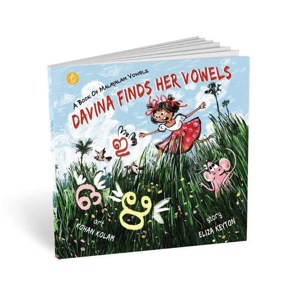 Davina Finds Her Vowels : A Book of Malayalam Vowels - Board book